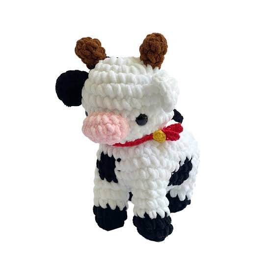 Amigurumi de vaquita tejido a crochet