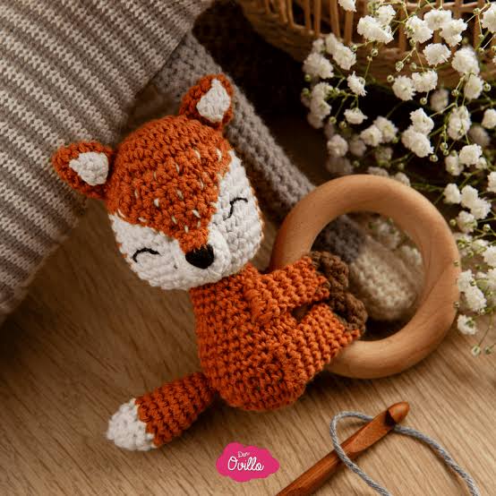 Amigurumi de zorro tejido a crochet
