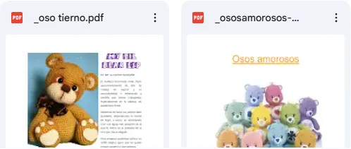Más ejemplos reales de archivos de patrones